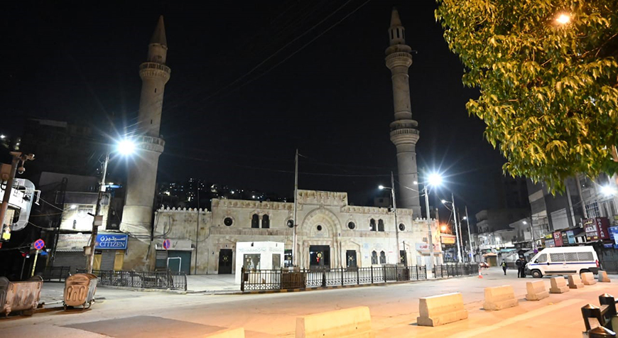 The historic Al Husseini Mosque in the heart of downtown Amman is seen in this recent photo (Photo by Amjad Ghsoun)